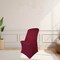 1 Piece Burgundy Stretch Chair Cover Durable Spandex for Lifetime Folding Chair